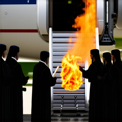 Делегация вылетела за Благодатным огнем в Тель-Авив