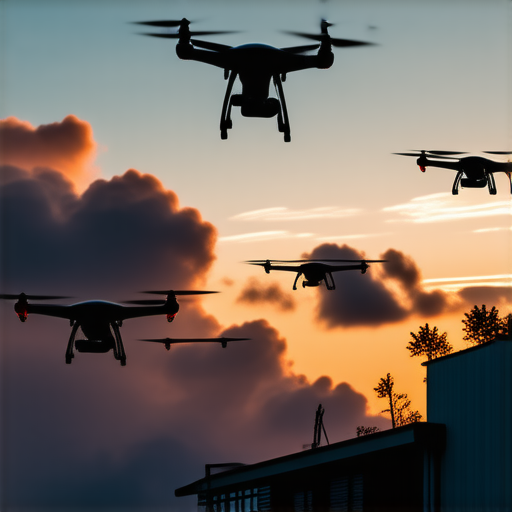 Более 10 дронов противника атакуют территорию ДНР