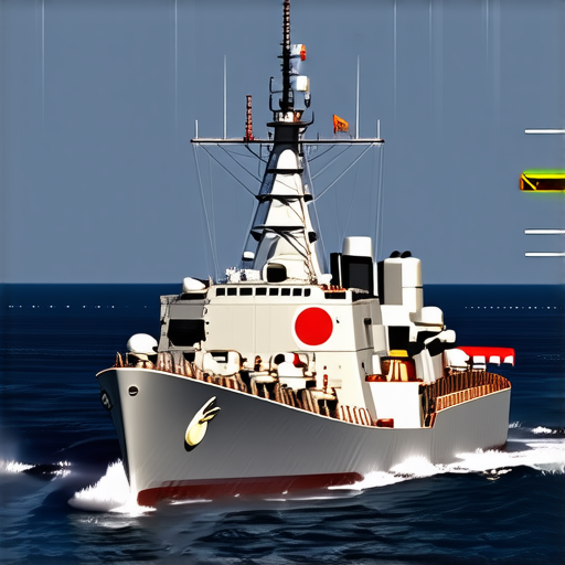 Японский эсминец DD-107 Ikazuchi прошел через Тайваньский пролив