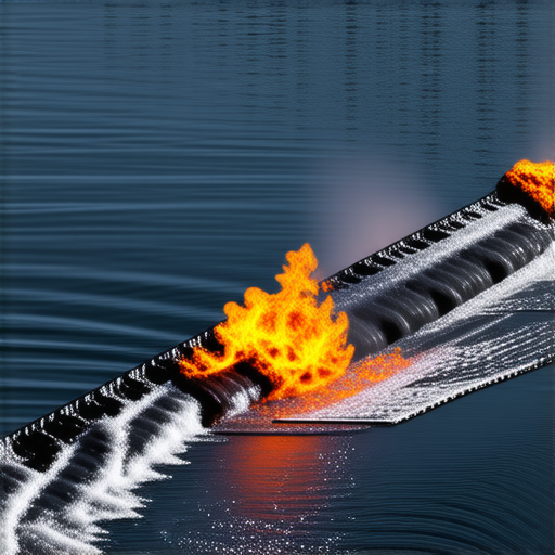 Специалисты локализовали разлив нефтепродуктов в реке Туапсе после атаки БПЛА