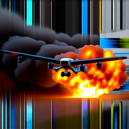 Массированный налёт украинских дронов на Мелитополь