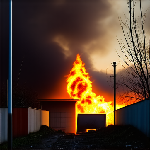 Каменка-Днепровская в Запорожской области под огнём