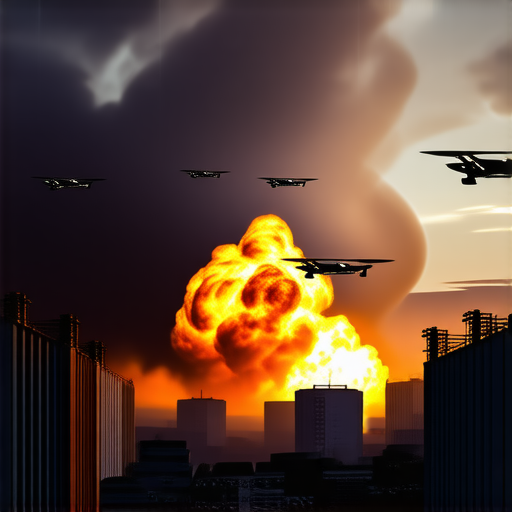 Донецк атакован группой БПЛА