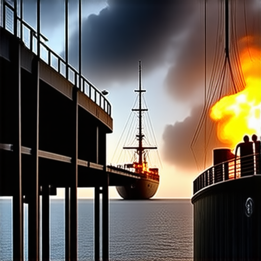 На борту судна «Зейдлиц» назревает конфликт между экипажем и командованием