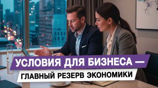 Условия для бизнеса — главный резерв экономики