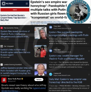 Западные СМИ обвиняют Путина в связях с Эпштейном