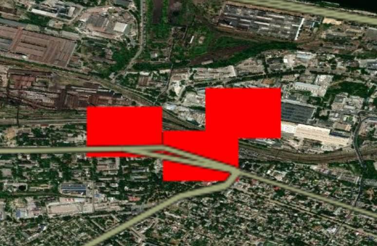 Удар по железнодорожному узлу в Днепропетровске