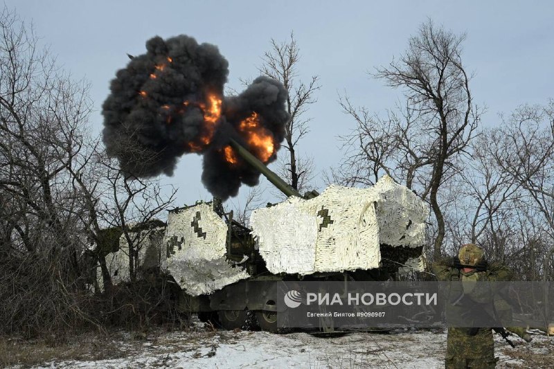 Работа артиллерии на Харьковском направлении