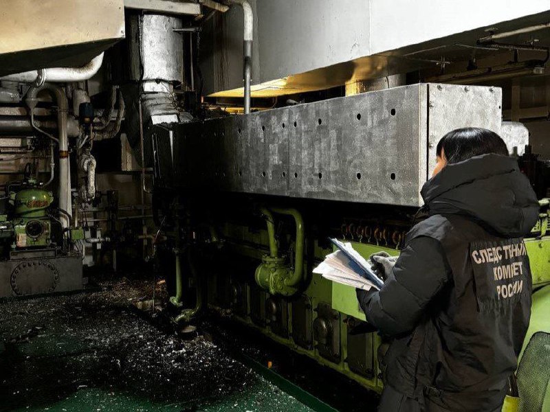 Контейнеровоз загорелся в Финском заливе