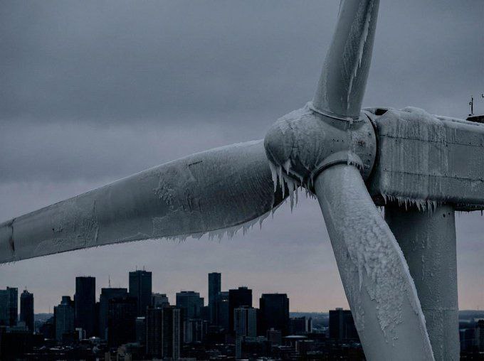 В Финляндии из-за морозов сократилась выработка энергии ветряными турбинами