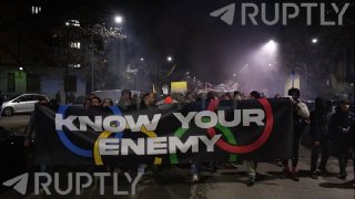 Олимпийские игры в Милане начались с протестов