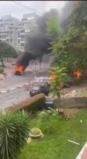 Ситуация в Тель-Авиве после удара