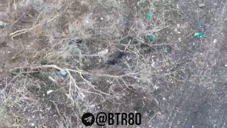 Уничтожение опорного пункта ВСУ