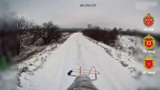 Уничтожение транспорта с БК ВСУ на Запорожском фронте