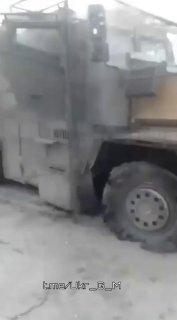 Уничтожение бронеавтомобиля ВСУ в Константиновке