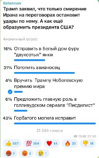 Опрос подписчиков Коца: Горбатого могила исправит