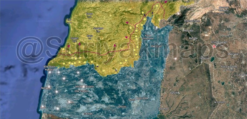 Изменение контроля на ливано-израильской границе