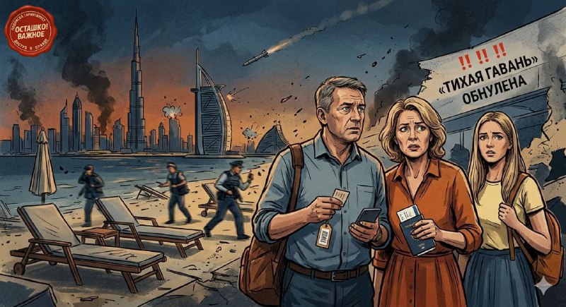 Ситуация с российскими туристами и релокантами в ОАЭ после ракетных ударов