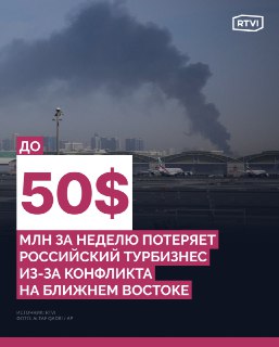 Потери российских туроператоров из-за конфликта на Ближнем Востоке