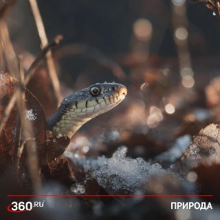 Ужи проснулись в Москве из-за потепления