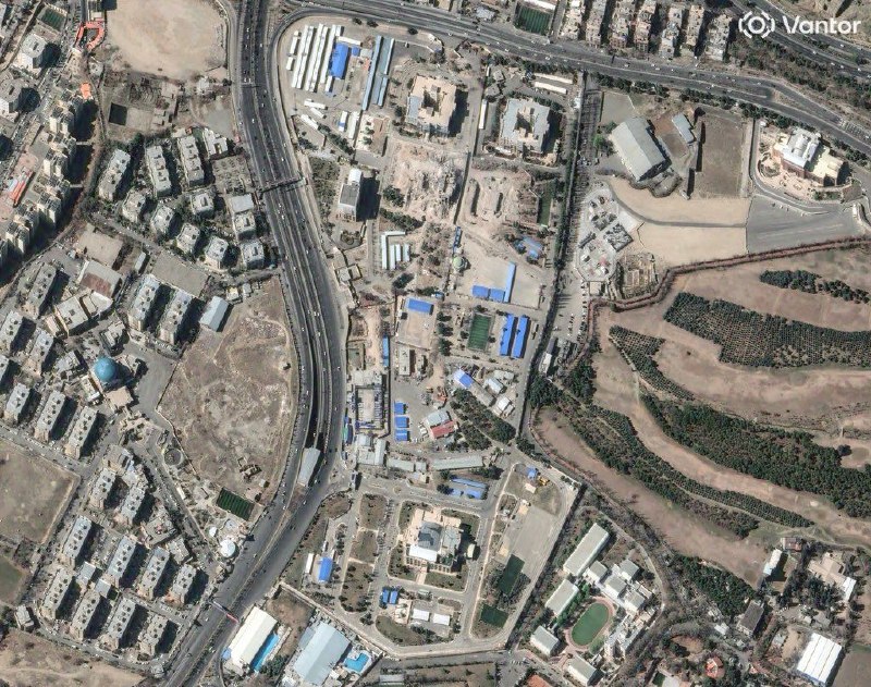 Последствия авиаударов по штабу КСИР в Тегеране зафиксированы на спутниковых снимках