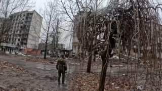 Атака дрона на военкора в Красноармейске