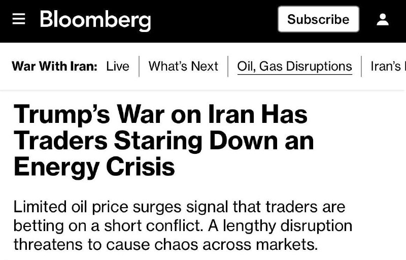Риск энергетического хаоса из-за ситуации на Ближнем Востоке