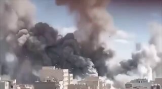 Массированные удары по Тегерану