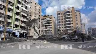 Разрушения в Бейруте после ударов Израиля