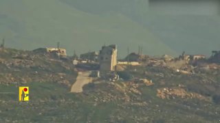 Обстрел израильского танка "Меркава" в Ливане