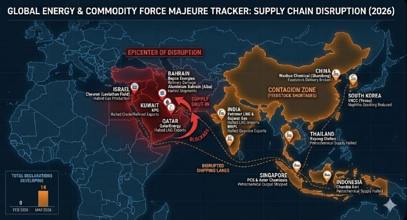 Глобальный нефтяной кризис: крупнейшие производители объявили форс-мажор и остановили добычу