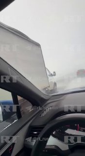 Ветер опрокинул «Газель» на трассе под Магнитогорском