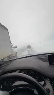 Метель сбила Газель с трассы в Башкирии