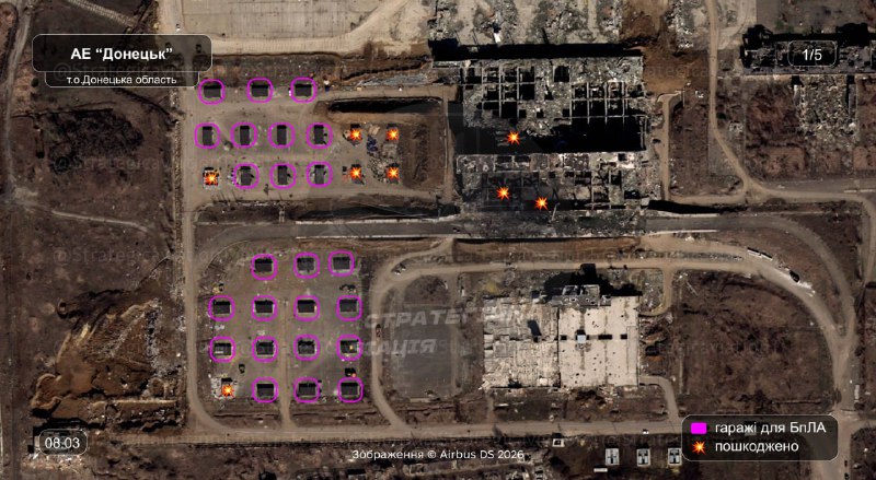 Атака ВСУ по донецкому аэропорту: последствия и перемещение складов