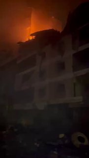 Дом уничтожен ударом израильской авиации в пригороде Бейрута