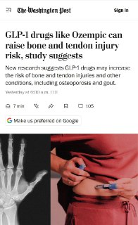 Исследование: препараты Оземпик повышают риск проблем с костями