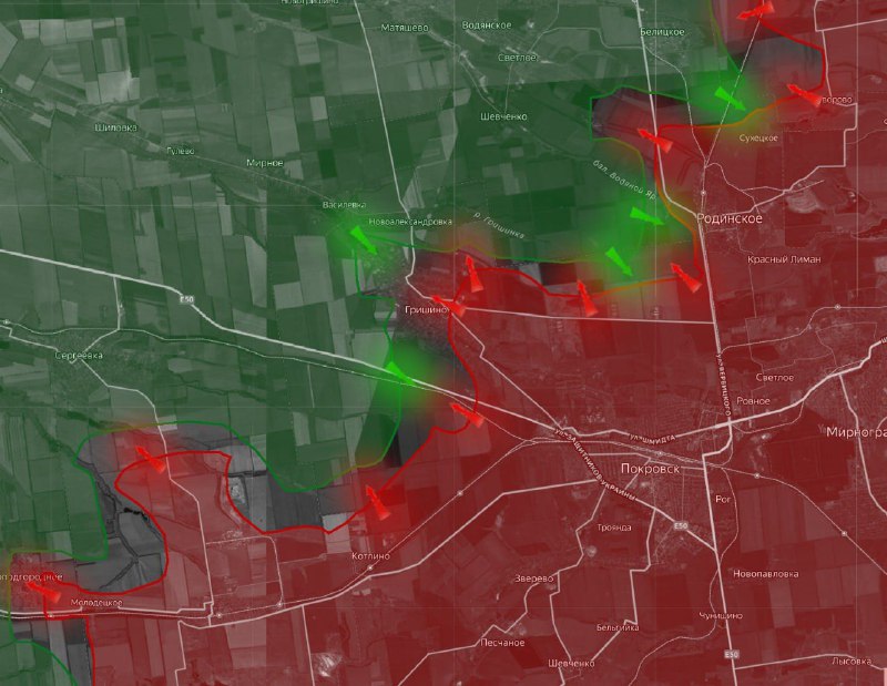 Боевые действия на Покровском направлении: продвижение российских войск к Сергеевке