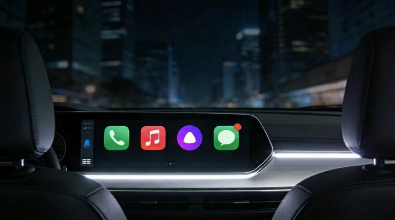 Алиса появится в CarPlay