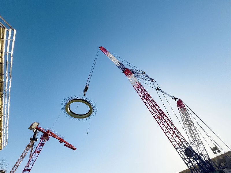 На АЭС «Аккую» в Турции установлен ключевой элемент шахты реактора