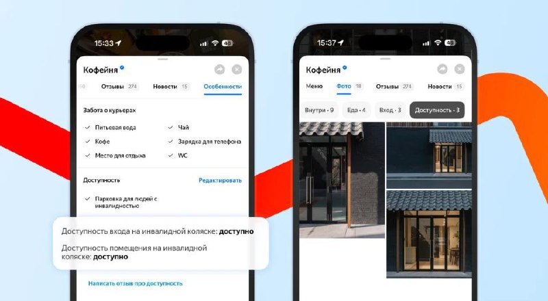 Яндекс Карты научились автоматически определять доступность входов для маломобильных людей с помощью ИИ