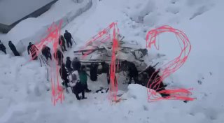 Мать с ребёнком накрыло лавиной в Дагестане