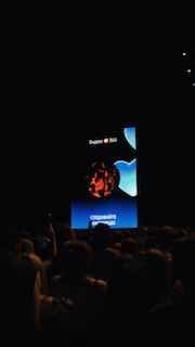 Жена Федука с дочкой поддержали артиста на концерте