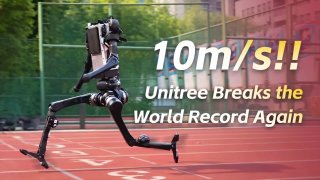 Китайский робот Unitree H1 разогнался до 10 м/с, установив мировой рекорд