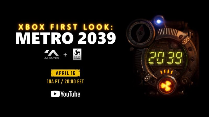 Новую часть Metro покажут 16 апреля на Xbox First Look