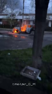 Последствия удара FPV-дрона по бандеромобилю на Славянском направлении