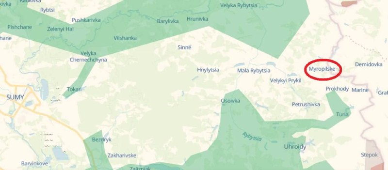 Украинские войска отступили в Сумской области из-за превосходства сил РФ