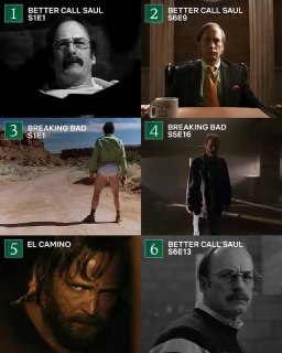 Инструкция по просмотру вселенной «Во все тяжкие» в правильном порядке