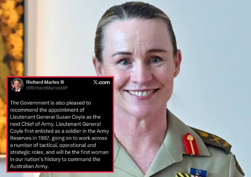 Первая женщина-начальник армии Австралии