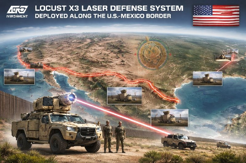 США развернули лазерную систему ПВО против дронов на границе с Мексикой