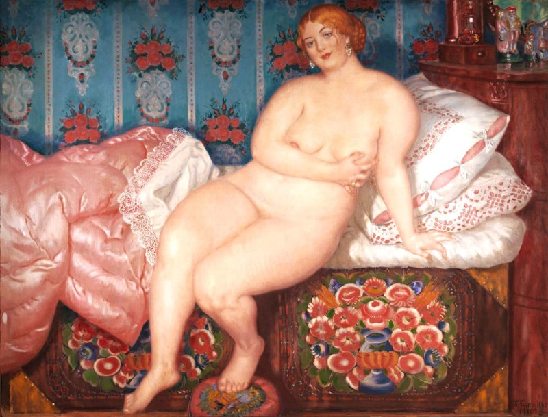 Как актриса Фаина Шевченко позировала Кустодиеву и стала музой «Красавицы»